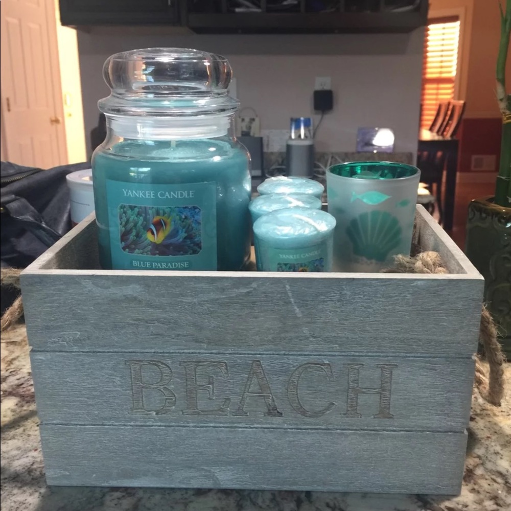 Yankee candle beach box